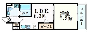 サンレムート江坂eastの物件間取画像